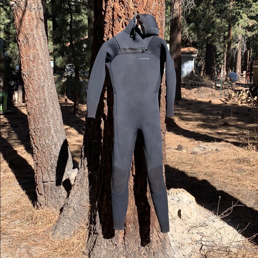 Patagonia hooded wetsuit